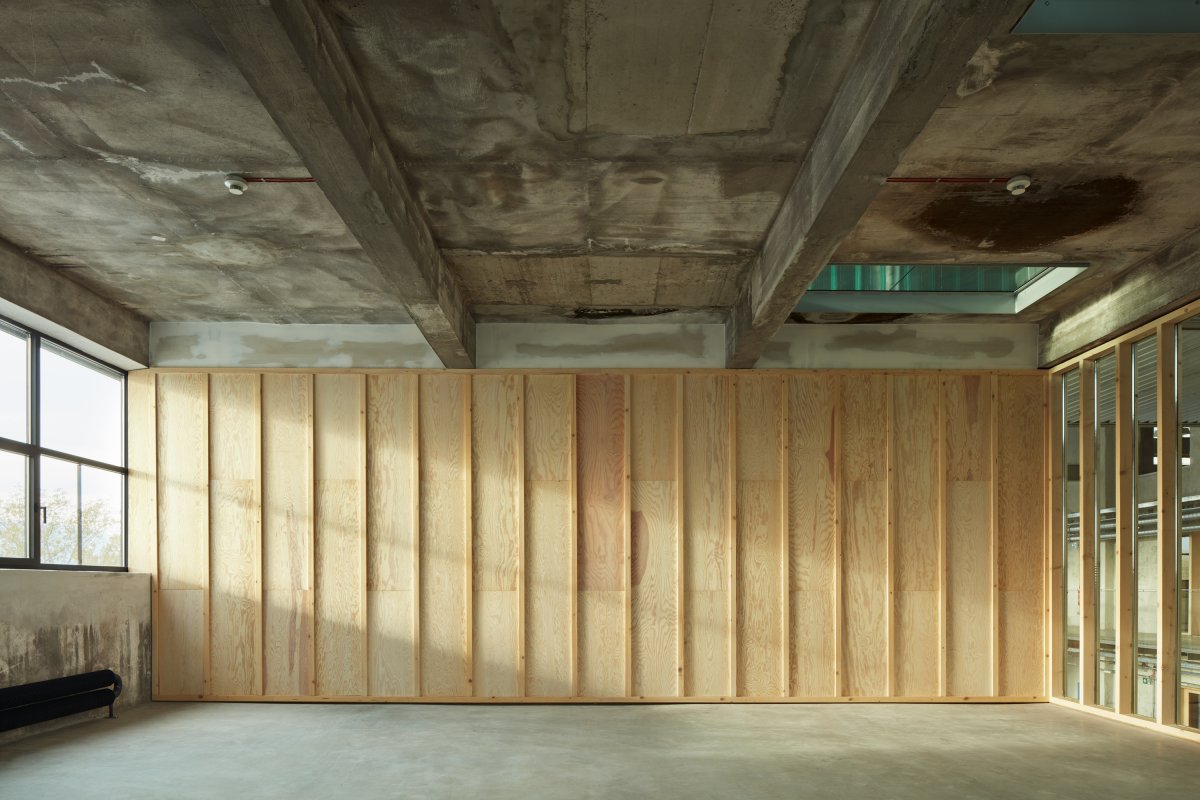 Timber partition wall