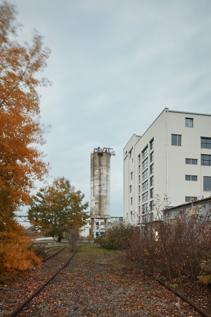 Mlynica with former Silo building